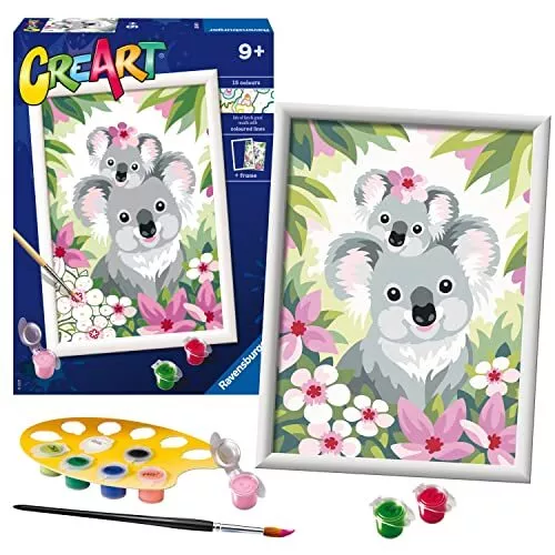 CreArt Koala Cuties Paint By Numbers for Children - Painting Arts
