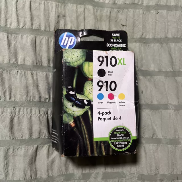 New Genuine HP 910XL 910 Black Color Ink Cartridge OfficeJet Pro 8020 8025 05/21