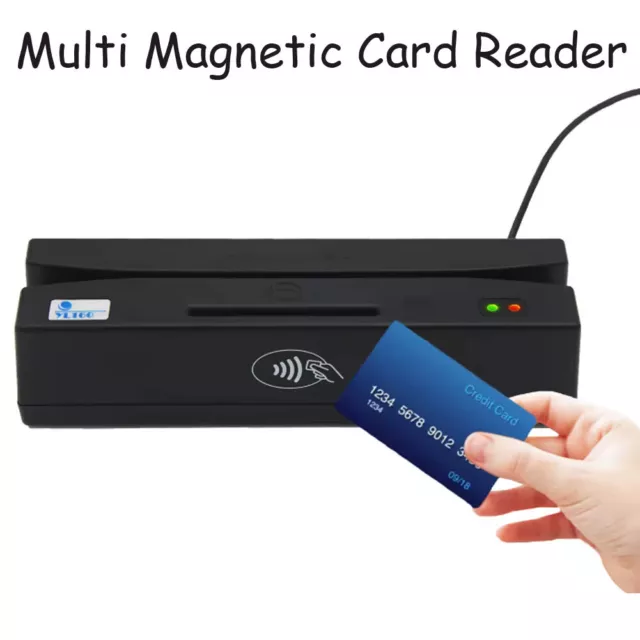 4 In 1 Chip Card Ecoder Reader Writer 3 Tracks Magnetic Software