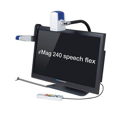 Lector de pantalla suizo EMAG 240 Speech Flex lupa nuevo del óptico