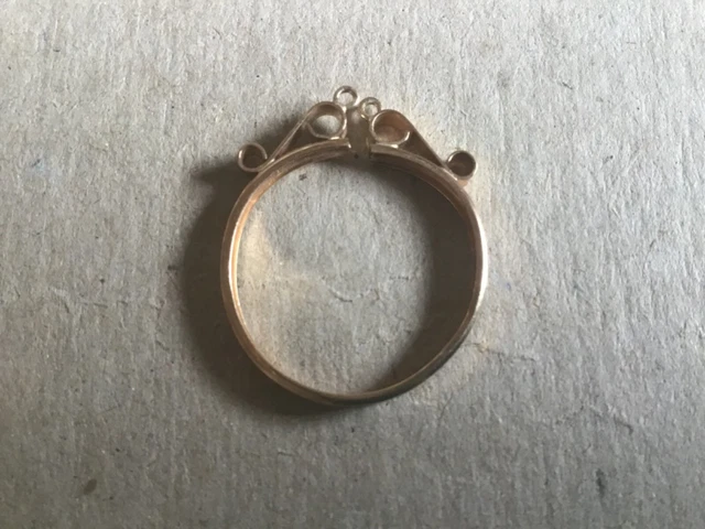 ANTIQUE VINTAGE SOLID 9ct Gold Sovereign Coin Mount Pendant £52.71 ...