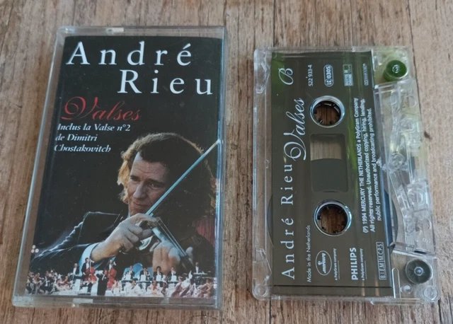 Andre Rieu - Valses  Cassette Audio Tape K7 Holland 1994