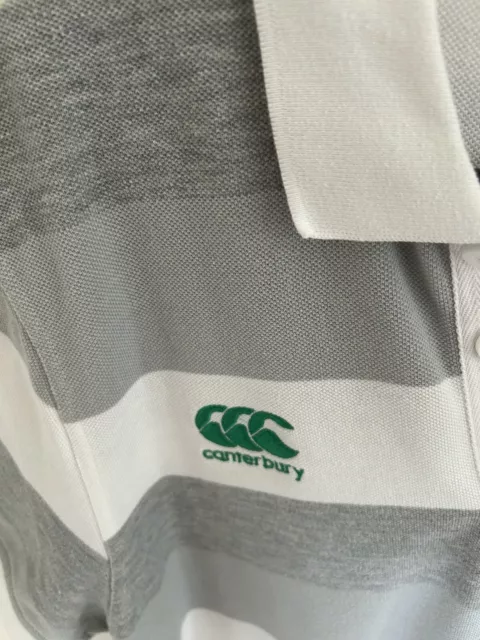 CANTERBURY RUGBY POLO Shirt Mens 2XL IRFU Ireland Irish Sports Shirt ...