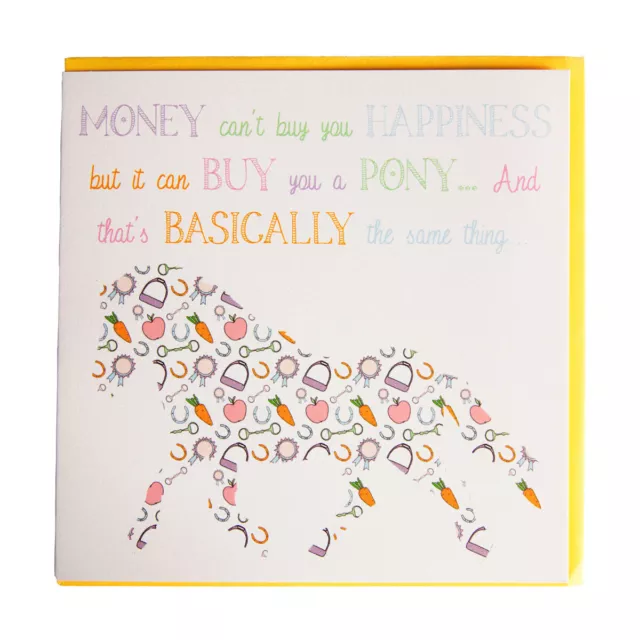 Gubblecote - Carte de vœux CAN'T BUY YOU HAPPINESS (BZ3886)