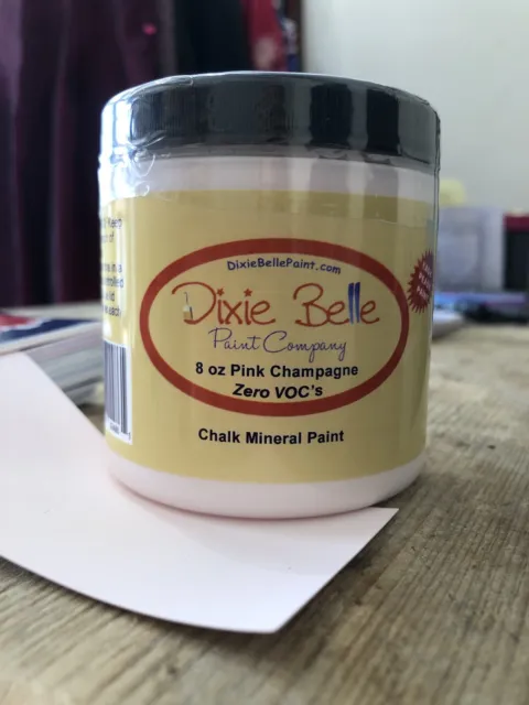 Pintura mineral de tiza Dixie Belle - champán rosa - 8 oz