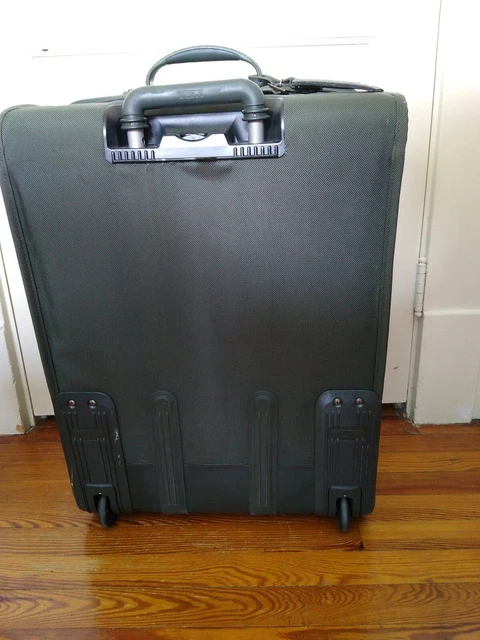 TUMI 2283M3 Green Ballistic Nylon 25" Upright Rolling Wheeled Suitcase With Lock 4