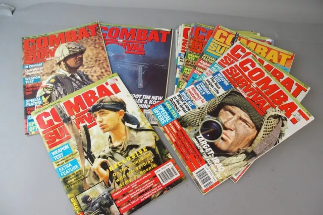 12x  Combat Survival 1990-92 - Militärzeitschrift