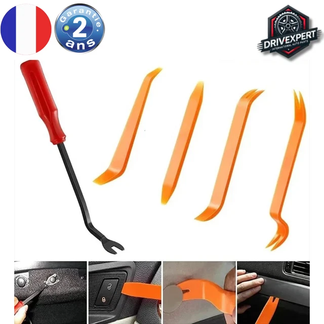Sans Marque Outils Démontage - 12 Pieces Panneau Et Radio - Orangé, Outil D'enlè