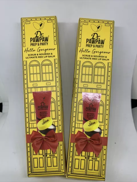 Lot Of 2 Dr. PAWPAW Prep & party Christmas Gift, New