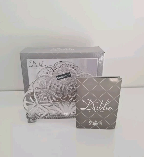 DUBLIN SHANNON CRYSTAL Glass By GODINGER Napkin Holder