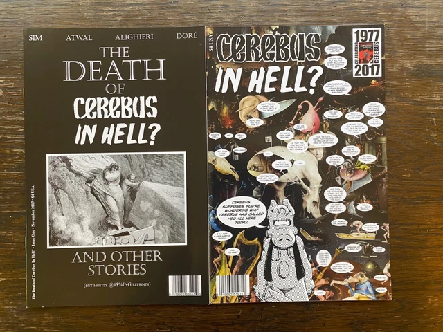CEREBUS IN HELL LOT (2) 0 1 Dave Sim Flaming Carrot Aardvark-Vanaheim Comics