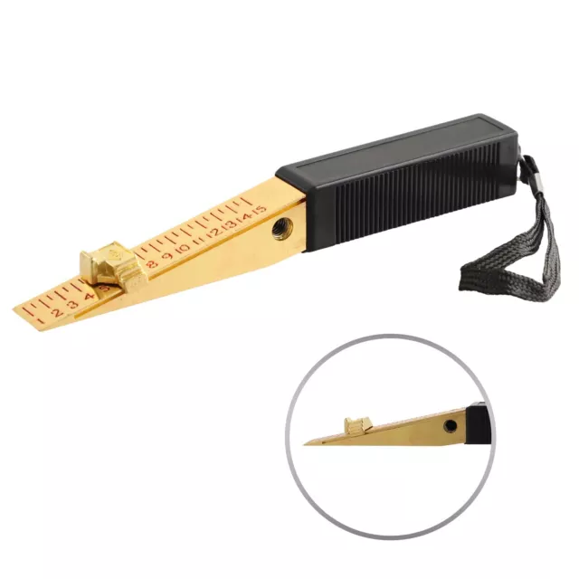 Practical Wedge Feeler Vernier Tool for Easy Fire Door Gap Measurement 115mm