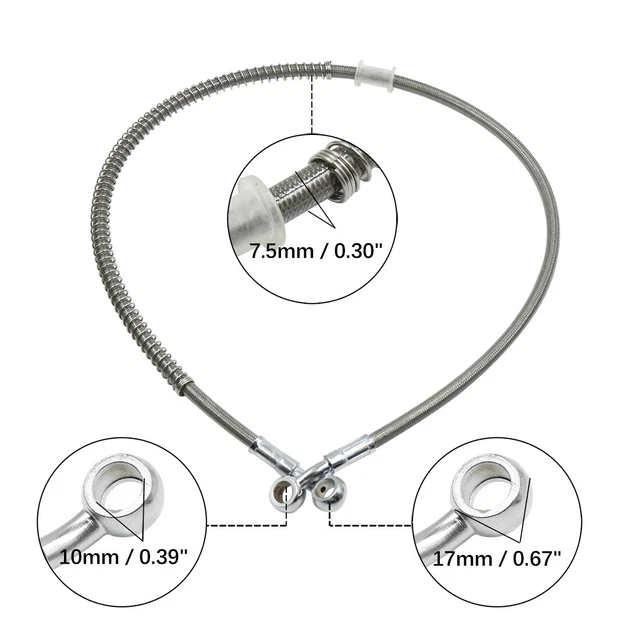 HEL Performance VW Golf MK7 Acciaio Inox Freno Intrecciato Linee Tubo