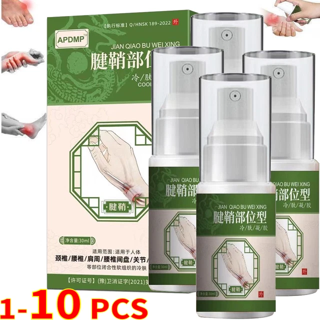 1-10 x spray tenosinovite mani e piedi, spray dolore tenosinovite tallone 1 fl oz