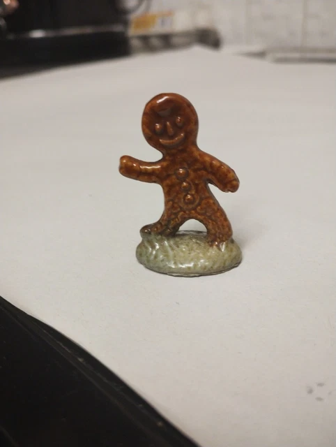 Wade Whimsies rote Rose Tee Porzellan Figur Lebkuchen Mann..*** SELTEN ***