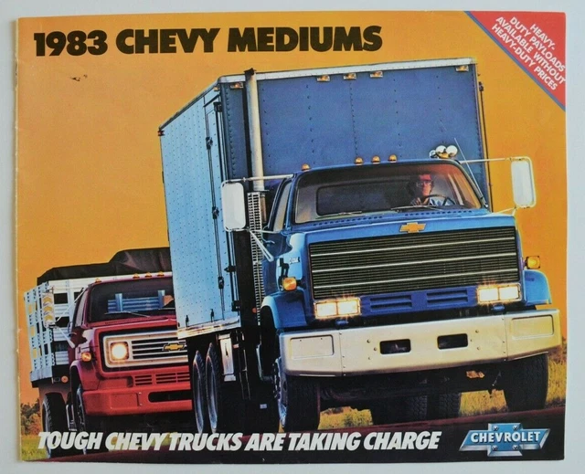 1983 CHEVY MEDIUMS Trucks Dealer Brochure Catalog English USA 15.