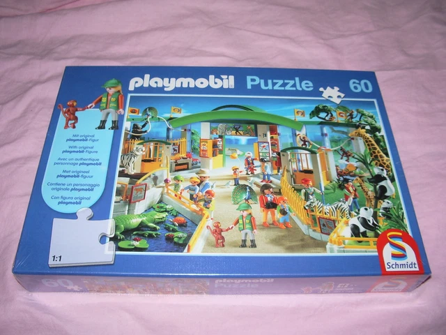 Figurine PLAYMOBIL 5876 Infirmière Avec Garçons Dauphins - Zoo Parc Animalier, Neuve Sous Blister