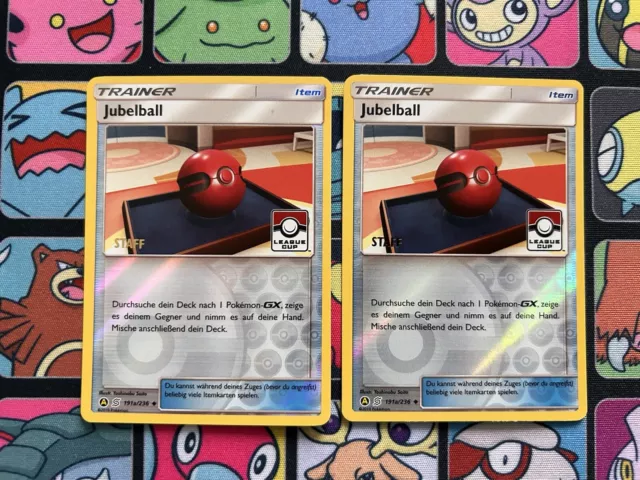 Pokemon TCG Jubelball 191a Staff League Cup Promo