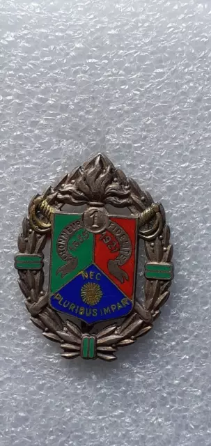 Indochine insigne 1er régiment étranger cavalerie en EO drago O.Métra