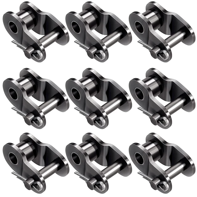 9PCS Roller Chain Offset Link #420, Half Link, Crank Link