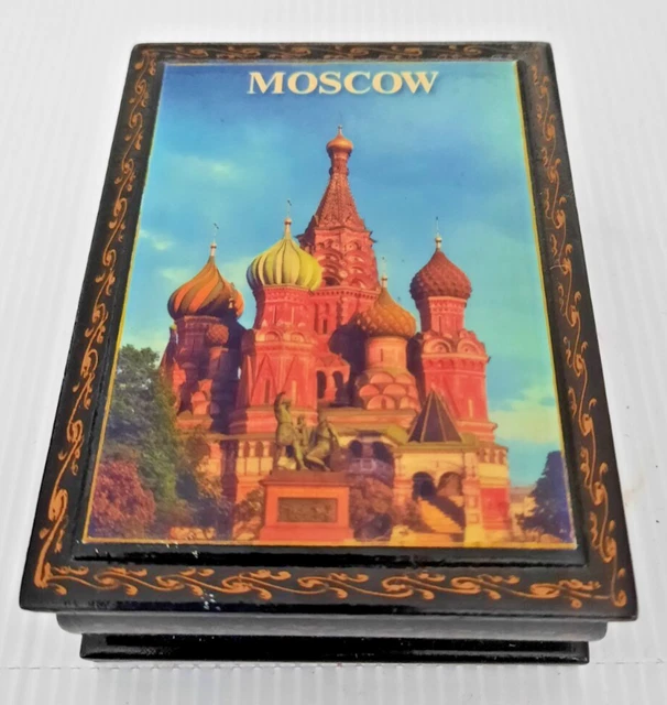 Boîte Décorative Artisanale Russe – Peinture Barabanova, Idéale Comme Cadeau