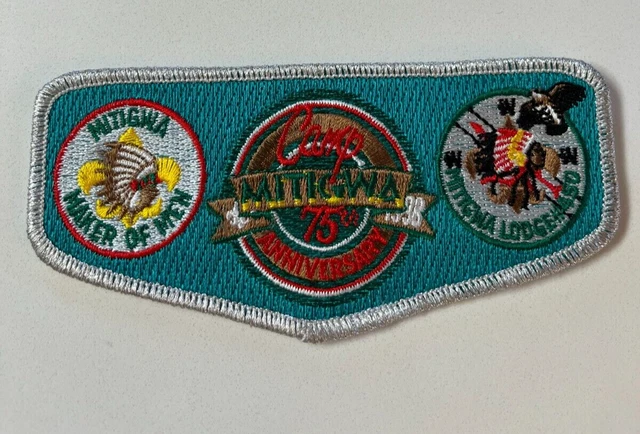 Boy Scout OA 450 Mitigwa Lodge Flap S14 Camp Mitigwa 75th Anniversary