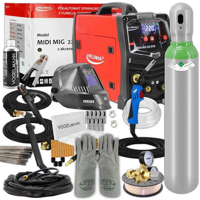 Weldman MIDI MIG 222 SYN Synergy Poste à souder soudage MIG MMA TIG - jeu n°6