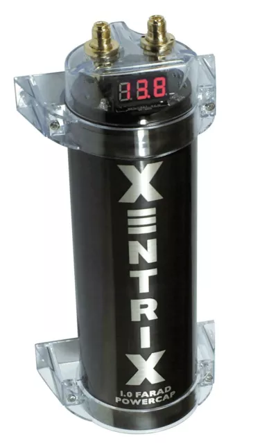 Crunch CR 1000 1 Farad Car Hifi Power Cap Elko Kondensator