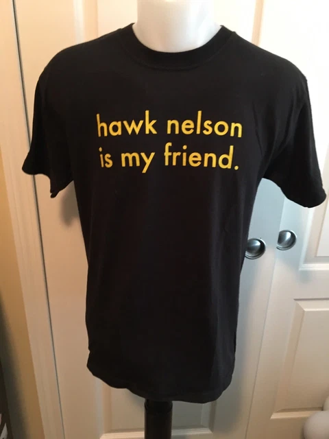 Hawk Nelson Is My Friend Shirt Size Small Relient K Tobymac FM Static