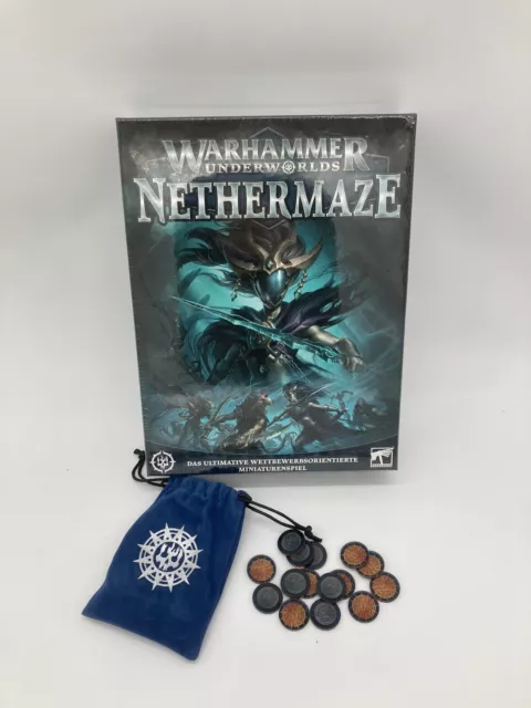 warhammer underworlds nethermaze + Promo tokens