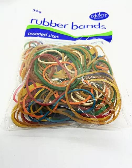 1000x Small Tiny Clear Neoprene Elastic Rubber Bands Transparent
