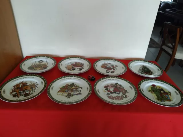 PORTMEIRION STUDIO Susan Winget  “A CHRISTMAS STORY” Salad Plates 8" Choose one