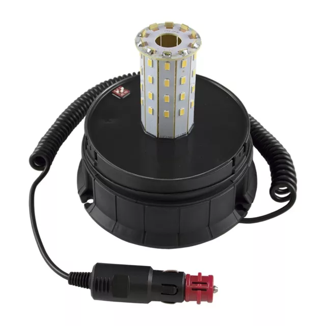 Girofaro Rotativo Luz De Emergencia Destellante De Led 12 - 24V Base Iman -10147 3