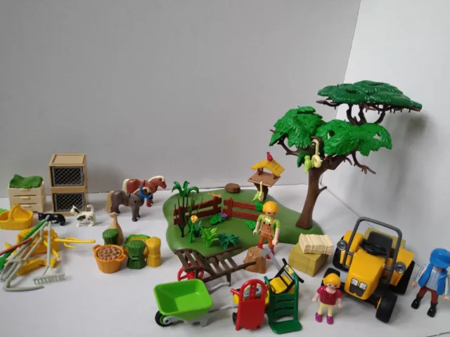 Großes Playmobil Konvolut Bauernhof/Pferde/Traktor