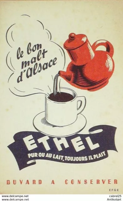 Buvard ETHEL Thé d'Alsace
