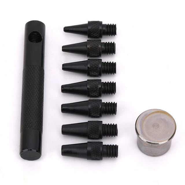 Set 52 Fustelle Multiforma Per Pelle – Punzoni Fai Da Te In Acciaio Legato, Per Cinture E Accessori