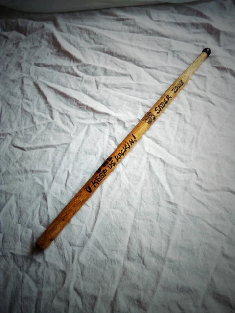 Stephen Saber (Straightjacket) 2003 Autographed Drumstick