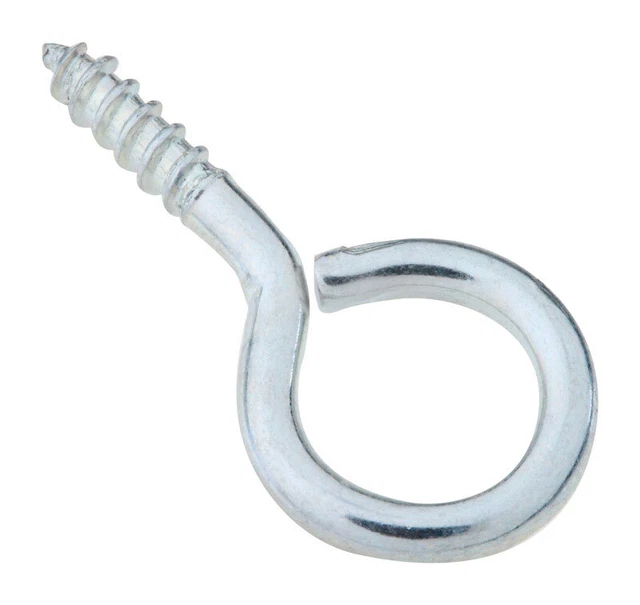National Hardware N119-081 Zinc Plated Steel #12 Large Screw Eye 1-3/16 L in.