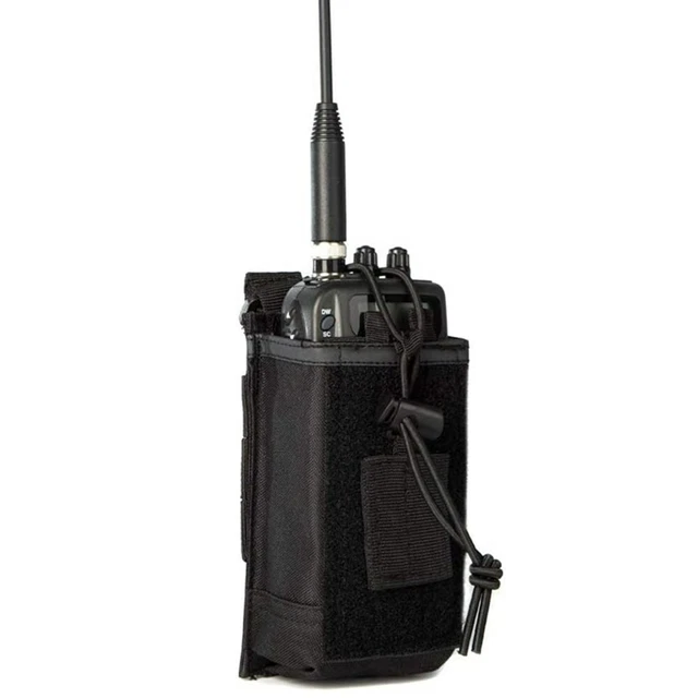 US Outdoor Molle Radio Walkie Talkie Holder Bag Military Tactical Magazine Pouch