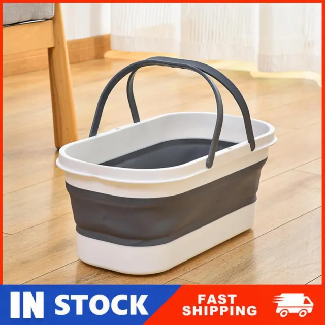 Foldable Laundry Basket with Handle Car Washing Tub for Camping Traveling Picnic