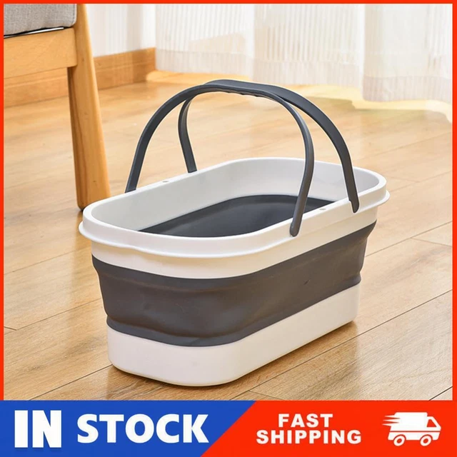 Foldable Laundry Basket with Handle Car Washing Tub for Camping Traveling Picnic