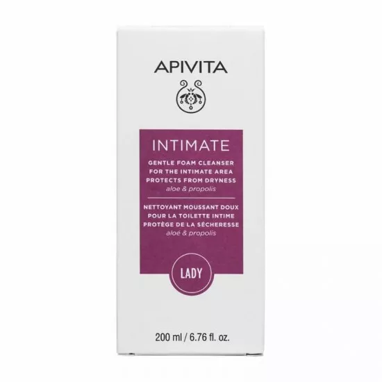 Apivita Intimate Lady Sanfte Reinigungsflüssigkeit Mit Aloe & Propolis, 200 Ml 2