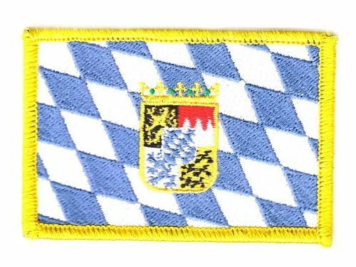 Flaggen Aufnäher Patch Freistaat Bayern Wappen Fahne Flagge