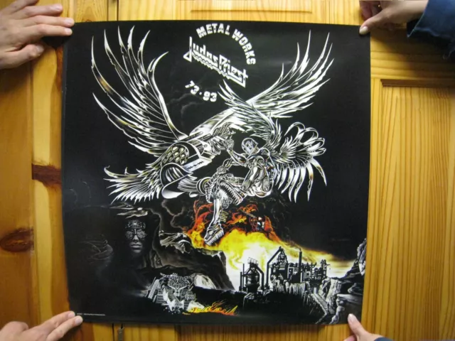 Judas Priest Poster Promo METAL WORKS 73-93 Album Vinyl