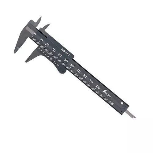 Shinwa measurement Pocket Vernier Plastic caliper 100mm 19515 from Japan*