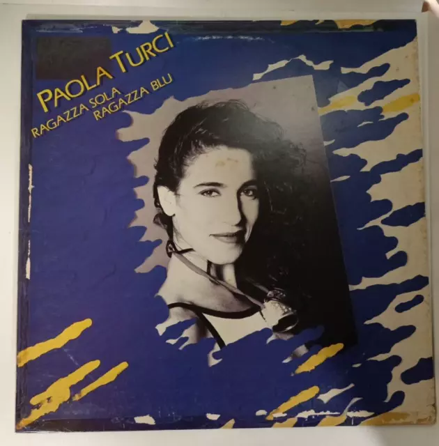 PAOLA TURCI - Ragazza sola ragazza blu LP 33 giri 1988