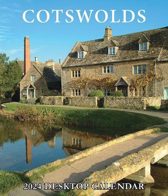 COTSWOLDS LARGE DESKTOP Calendar 2024 by Chris Andrews 9.98 PicClick