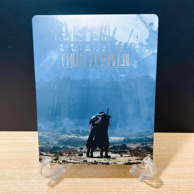 Steelbook Final Fantasy VII Rebirth – Boîtier Collector Vide – Pour PS3/PS4/PS5 – Bon état