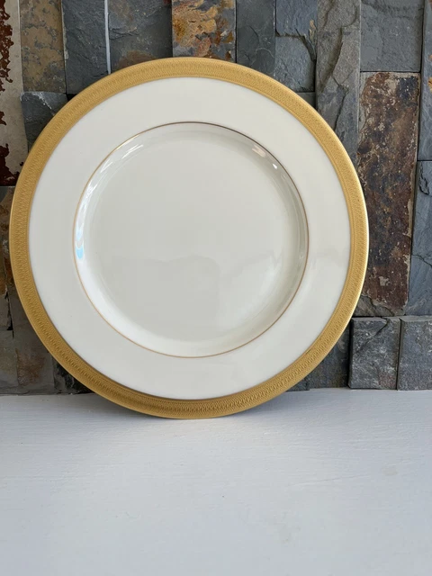 Lenox Lowell Gold Rim  Salad Plates Set Of 4 Plates