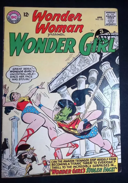 Wonder Woman #153 Silver Age DC Comics F